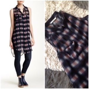 LUSH long button down shirt